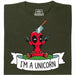 I'm a Unicorn - Main view T-Shirt Dark Green