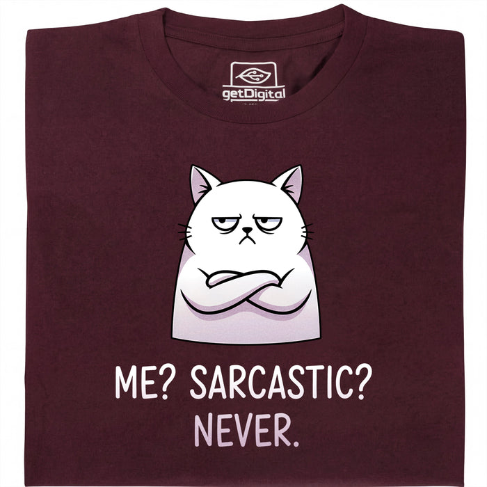 Definitely not sarcasm - Vista principale T-Shirt Rosso Scuro