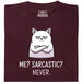 Definitely not sarcasm - Vista principale T-Shirt Rosso Scuro