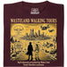Wasteland Walking Tours - Vue principale T-Shirt Rouge Foncé