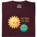 You Make My Day - Hoofdweergave T-shirt Donkerrood