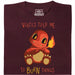 Voices Told Me To Burn Things - Vue principale T-Shirt Rouge foncé