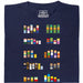 Pixel Legends of TV - Vue principale T-Shirt Bleu Marine