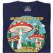 Mushroom Trip - Vooraanzicht T-Shirt Marineblauw