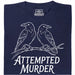 Attempted Murder - Vista principal Camiseta Azul Marino