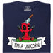 I'm a Unicorn - Main view T-Shirt Navy Blue