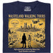 Wasteland Walking Tours - Vue principale T-Shirt Bleu Marine