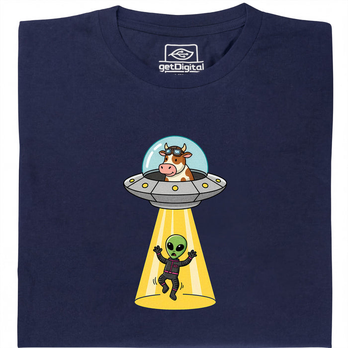 Revenge of the Cow - Hoofdaanzicht T-Shirt Marineblauw