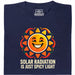 Solar Radiation Is Just Spicy Light - Main view T-shirt Navy Blue