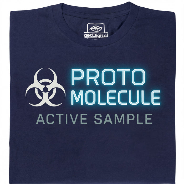 Protomolecule - Active Sample - Vue principale T-shirt Bleu marine