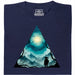 Triangle Landscape - Voorkant T-Shirt Marineblauw