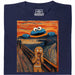 Le Cri - Édition Monstre des Cookies - Vue principale T-Shirt Bleu Marine