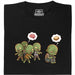 Zombie Vegetarian - Vooraanzicht T-Shirt Zwart