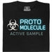 Protomolecule - Active Sample - Vue principale T-shirt Noir