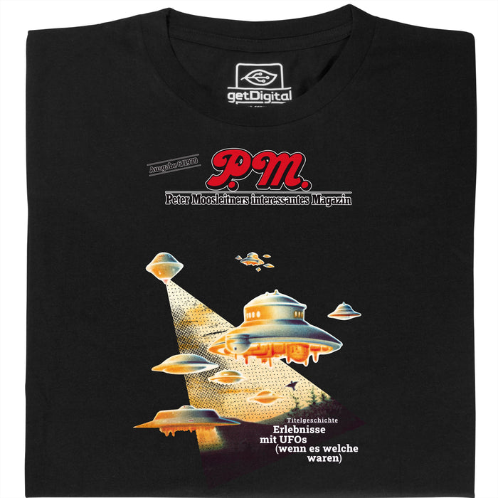 P.M. Magazin 6/1979 Erlebnisse mit UFOs - Hauptansicht T-Shirt Schwarz