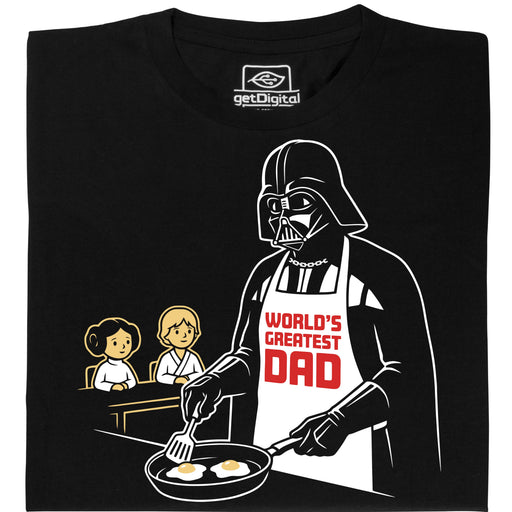 World's Greatest Dad - Hauptansicht T-Shirt Schwarz
