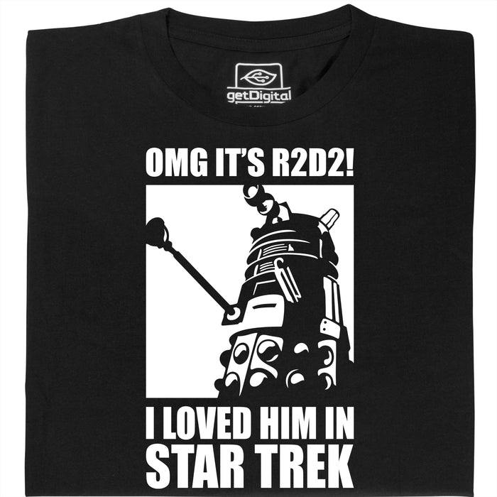 OMG! De Droid die je zoekt! - Hoofdaanzicht T-Shirt Zwart