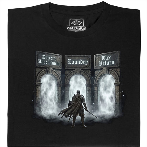 Adult Souls - Main View T-Shirt Black