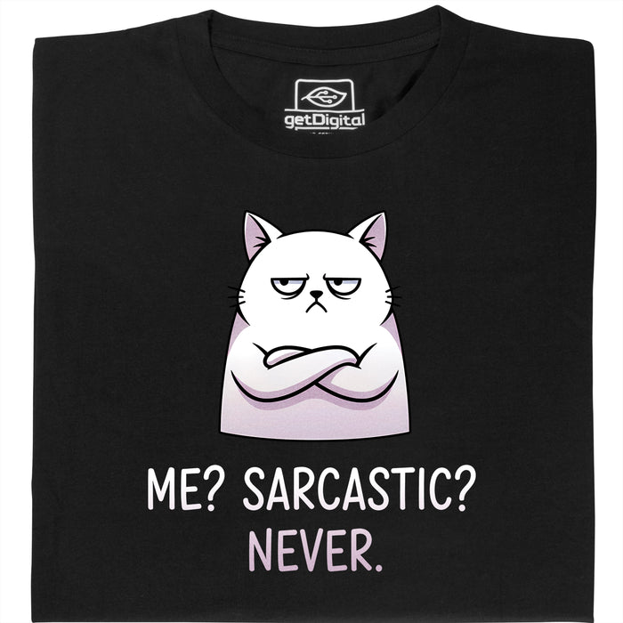 Definitely not sarcasm - Vista principale T-Shirt Nero
