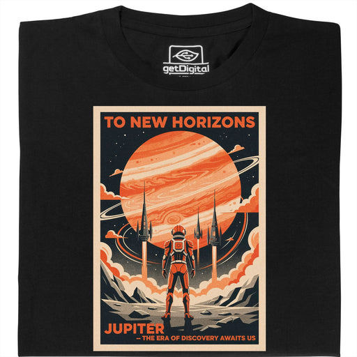 To New Horizons - Main view T-shirt Black