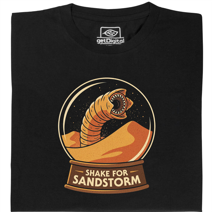 Shake for Sandstorm - Vue principale T-Shirt Noir