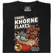 Chaos Khorne Flakes - Vooraanzicht T-Shirt Zwart