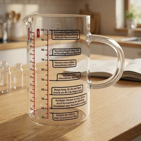 Maatbeker Wetenschap uit Glas