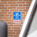 Blechschild Police Call Box Parking Only mit 3D-Prägung