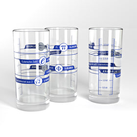 Irrationele getallen drinkglas