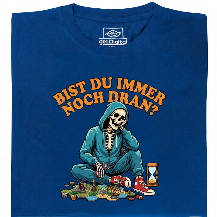 Ben je nog steeds aan de beurt? - Hoofdweergave T-Shirt Blauw