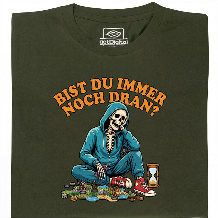 Ben je nog steeds aan de beurt? - Hoofdweergave T-Shirt Donkergroen
