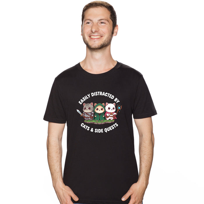 Cats &amp; Sidequests - T-Shirt Uomo Tobi
