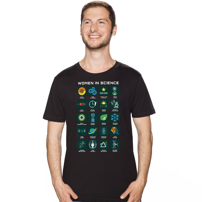 Women in Science - 20 Pionierinnen der Wissenschaft - T-Shirt Mann Tobi