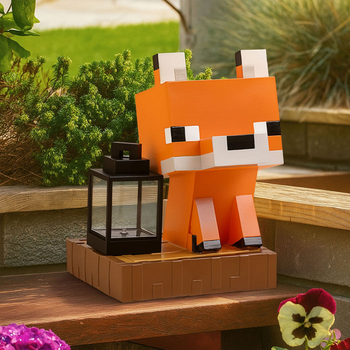 Lámpara Solar Zorro de Minecraft