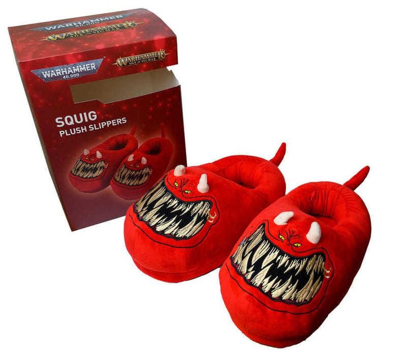 Warhammer 40.000 Chaussons en peluche Red Squig