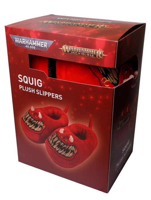 Warhammer 40.000 Chaussons en peluche Red Squig