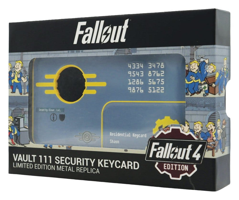 Réplique de la carte-clé Vault 111 Fallout 4 (Limited Edition)