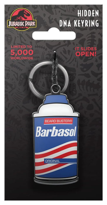 Jurassic Park Schlüsselanhänger Barbasol-Dose