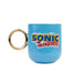 Mug 3D Sonic avec anse en anneau doré