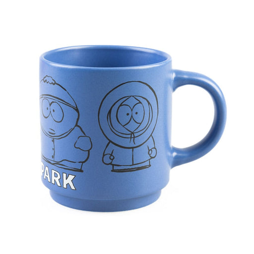 South Park Tassen-Set (4 stapelbare Keramiktassen mit Ständer)