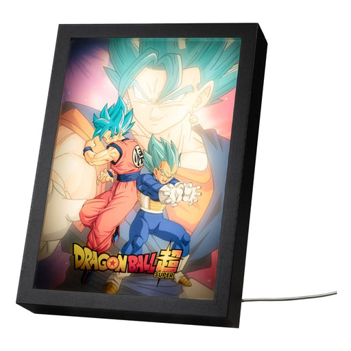 Quadro LED Dragon Ball Super Goku & Vegeta (con cornice)