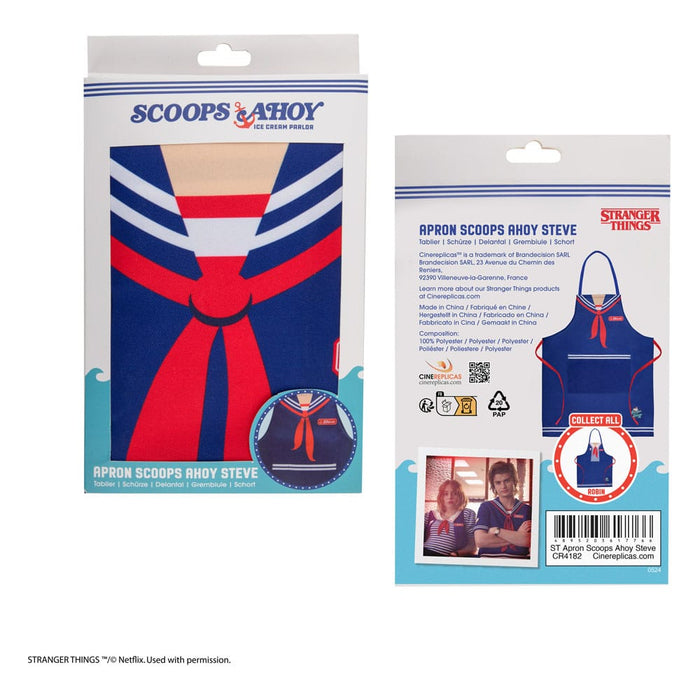 Stranger Things Scoops Ahoy Steve Apron