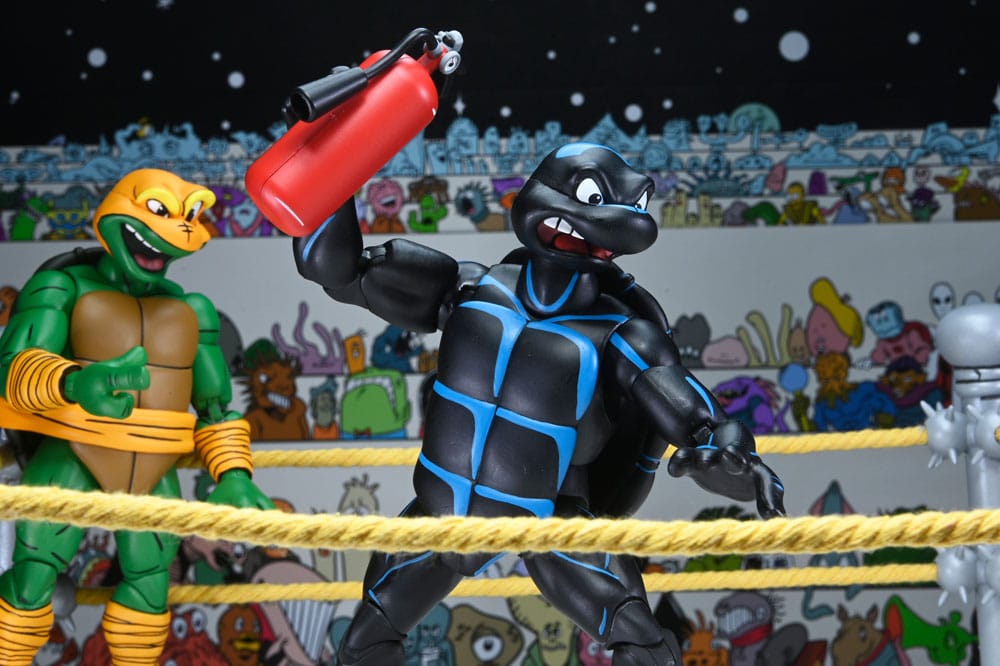 Teenage Mutant Ninja Turtles Stump Wrestling Actionfiguren 4er-Pack (Archie Comics)