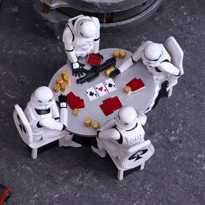 Diorama Star Wars Stormtrooper a poker