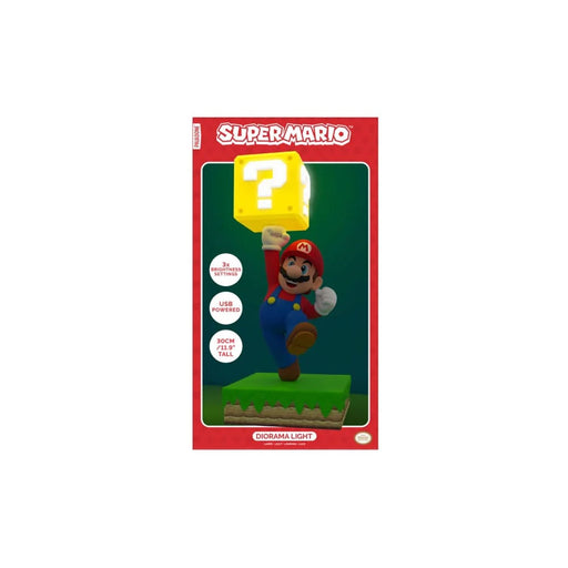 Super Mario Diorama-Lamp met vraagtekenblok