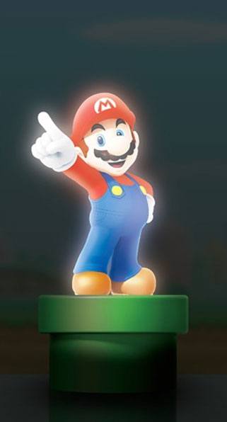 Super Mario nachtlampje Mario op een Warp Pipe