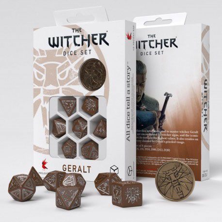 The Witcher set de dés Geralt (Roach's Companion)