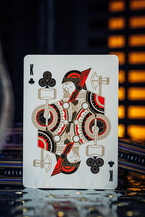 Avengers Infinity Saga Playing Cards Red