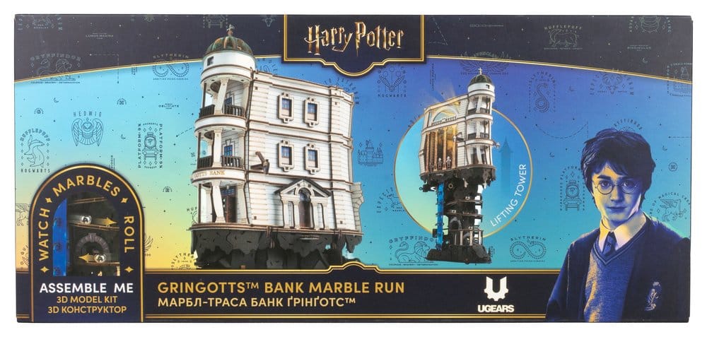 Harry Potter circuit à billes Banque Gringotts maquette en bois