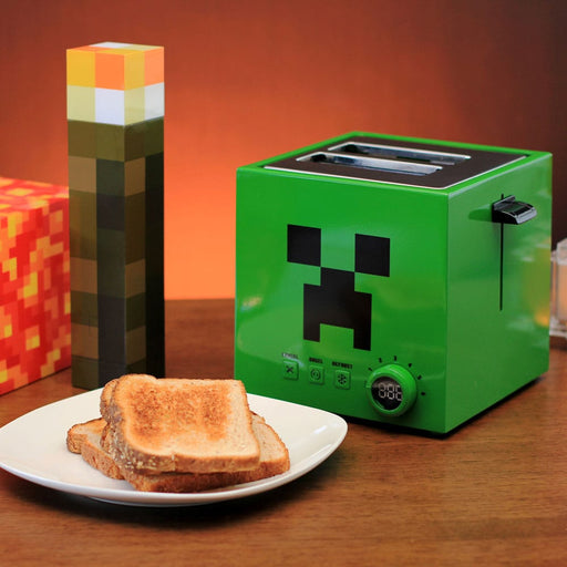 Grille-pain Minecraft Creeper au design cubique